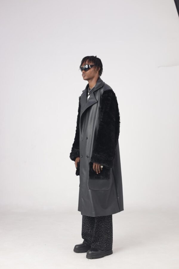 TRENCH LEATHER COAT - Image 7