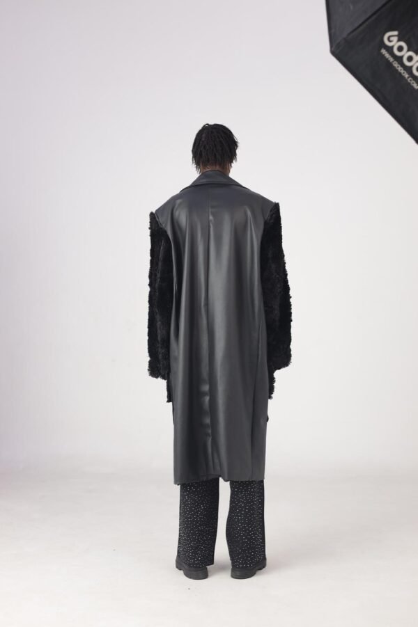 TRENCH LEATHER COAT - Image 5